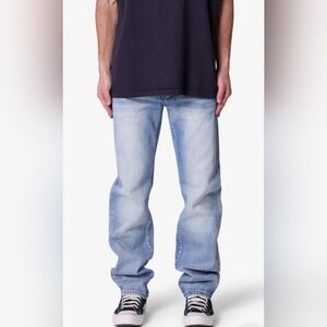 NWT! MNML Straight Everday Denim Light Blue